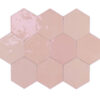 Zellige Hexa Pink